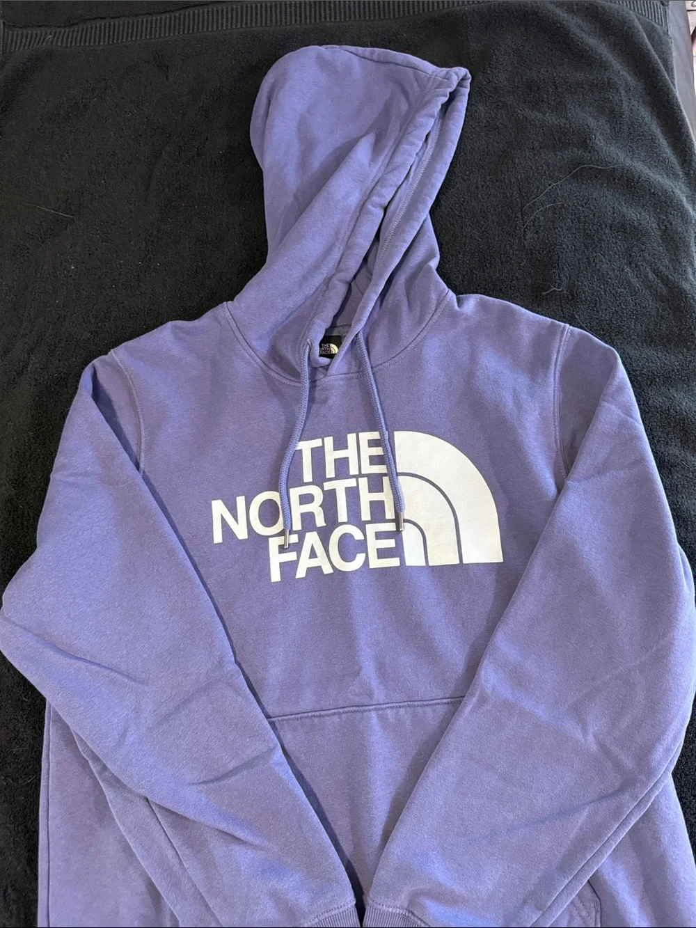 The North Face Lavender Pullover Hoodie with White Logo